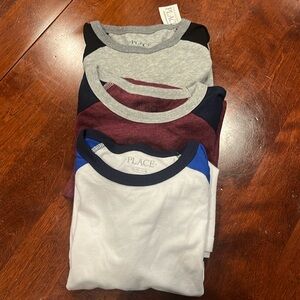 Children’s Place Boys baseball long sleeve tees 3 new